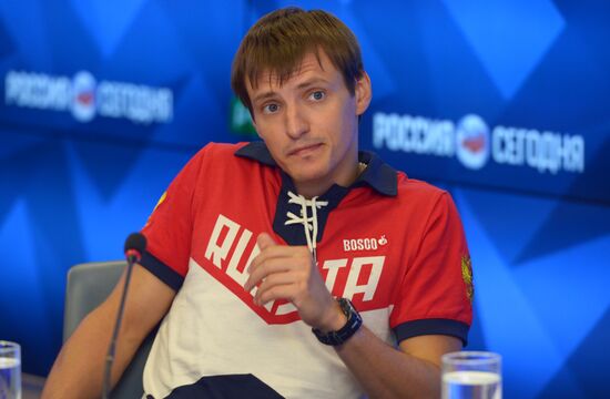News conference on Russian Olympic fencing team performance in Rio