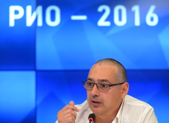 News conference on Russian Olympic fencing team performance in Rio
