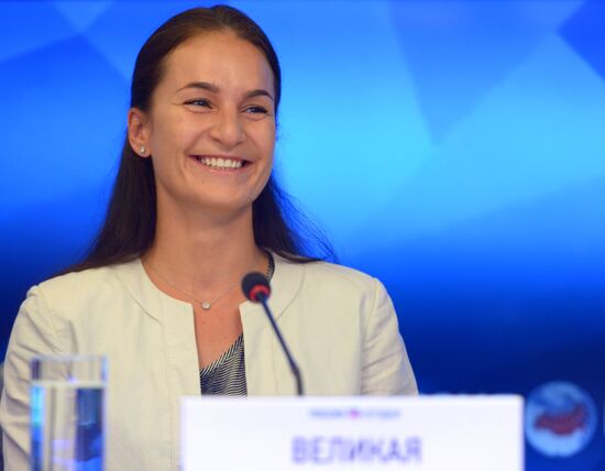 News conference on Russian Olympic fencing team performance in Rio