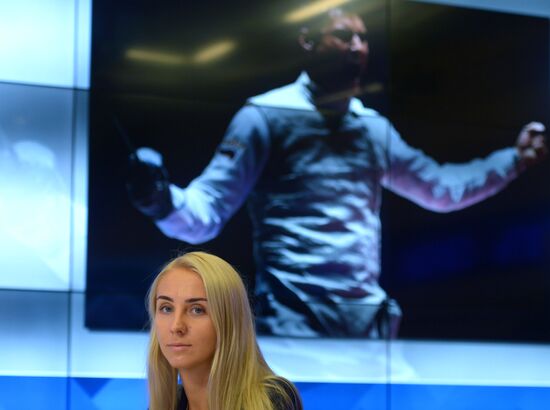 News conference on Russian Olympic fencing team performance in Rio
