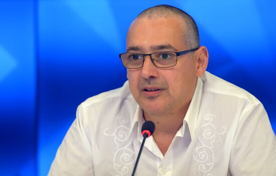 News conference on Russian Olympic fencing team performance in Rio