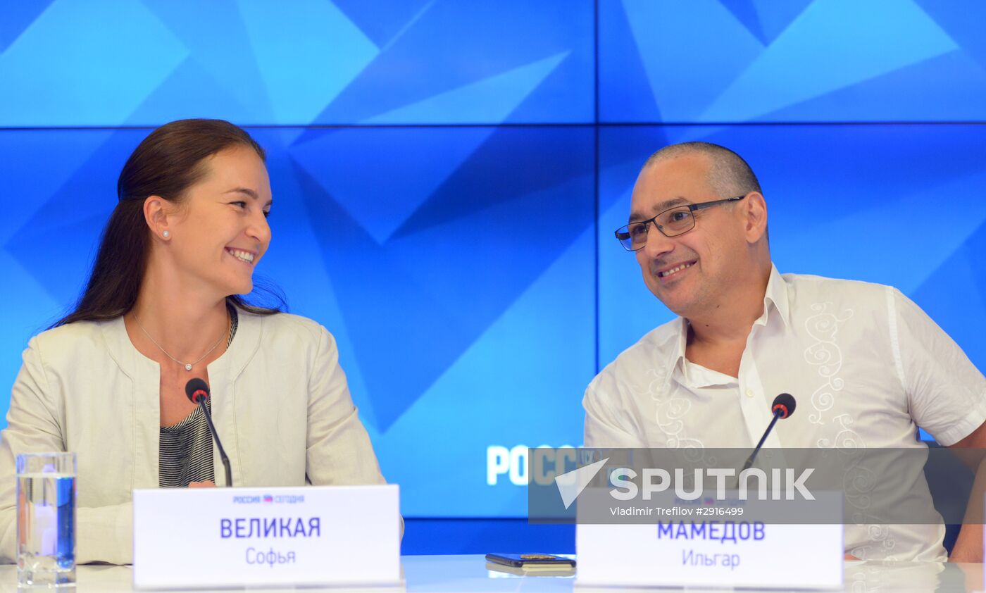 News conference on Russian Olympic fencing team performance in Rio