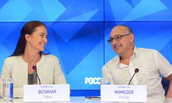 News conference on Russian Olympic fencing team performance in Rio
