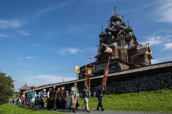 Transfiguration of the Savior celebrations in Russian cities