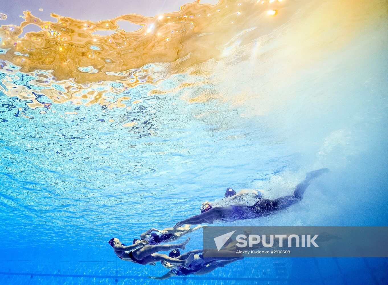 2016 Summer Olympics. Synchronized swimming. Teams free routine