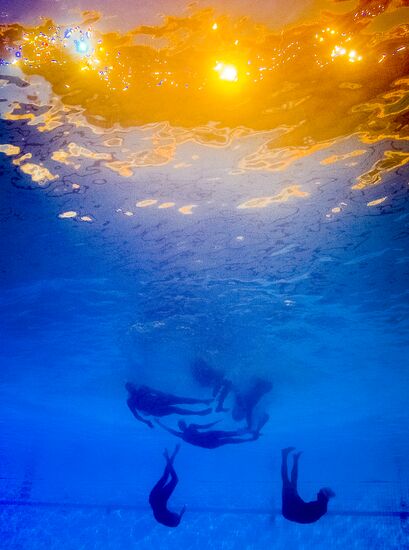 2016 Summer Olympics. Synchronized swimming. Teams free routine