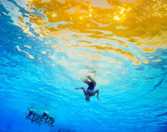 2016 Summer Olympics. Synchronized swimming. Teams free routine