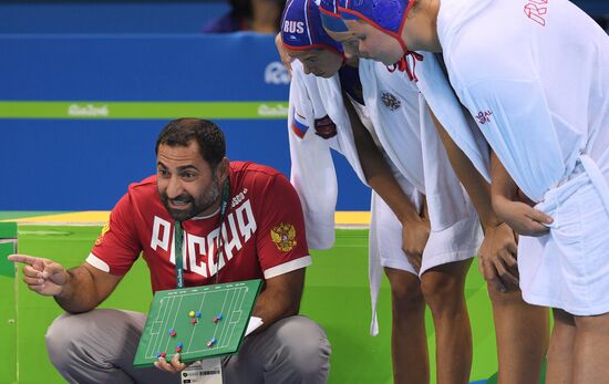 2016 Summer Olympics. Women's water polo. Hungary vs. Russia
