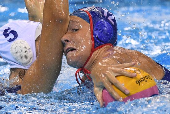 2016 Summer Olympics. Water polo. Women. Hungary vs. Russia