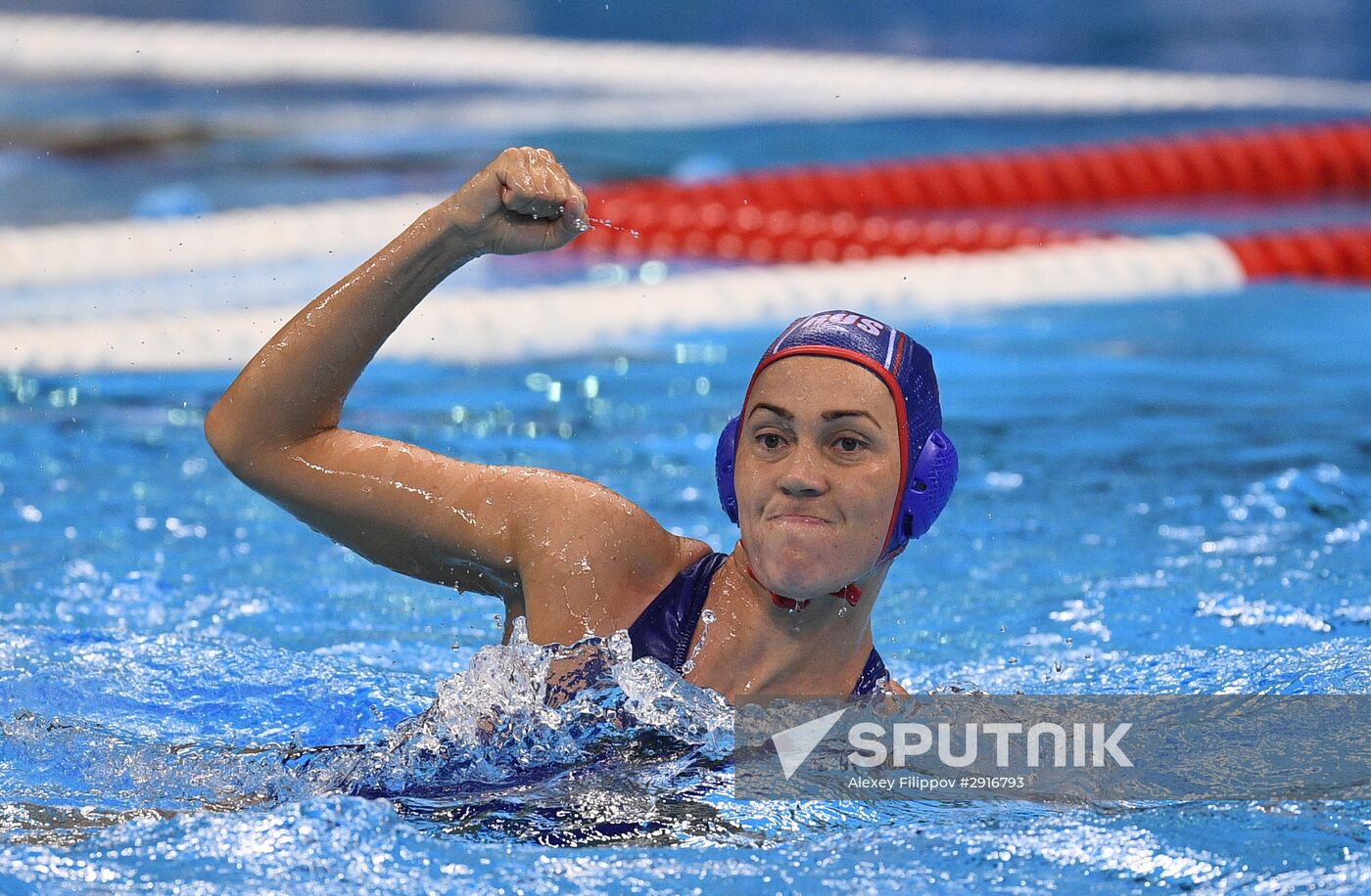 2016 Summer Olympics. Women's water polo. Russia vs. Hungary