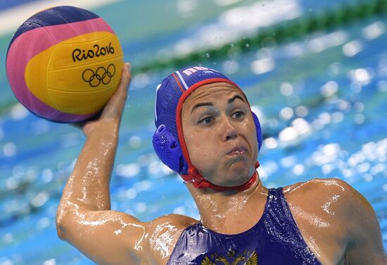 2016 Summer Olympics. Women's water polo. Russia vs. Hungary