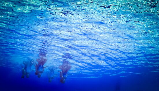 2016 Summer Olympics. Synchronized swimming. Team free routine