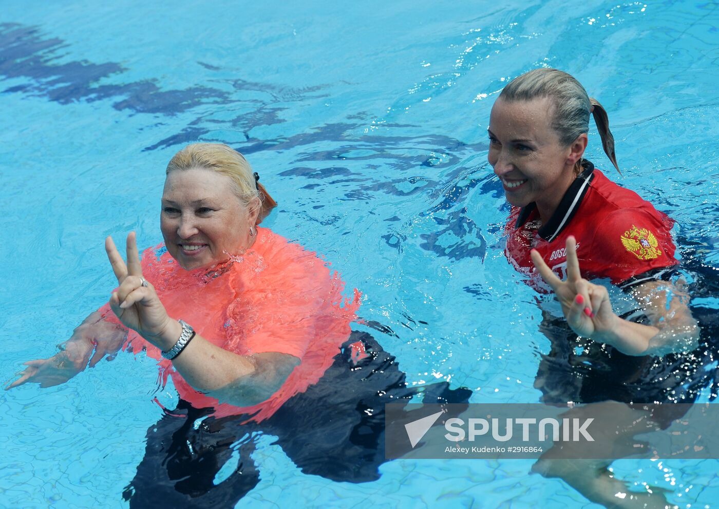 2016 Summer Olympics. Synchronized swimming. Teams free routine
