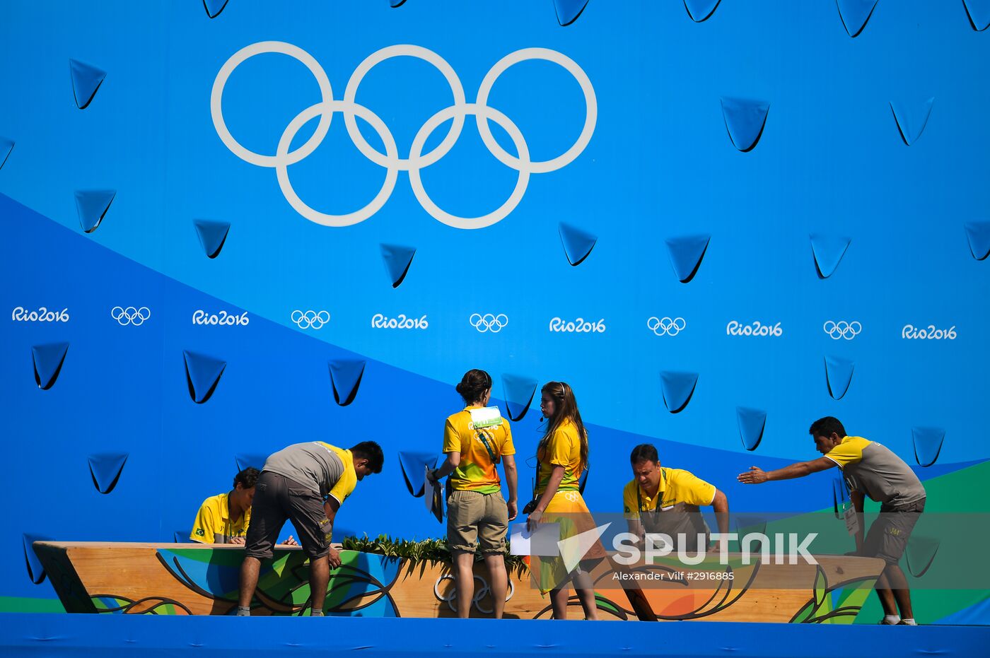 2016 Summer Olympics. Synchronized swimming. Teams free routine