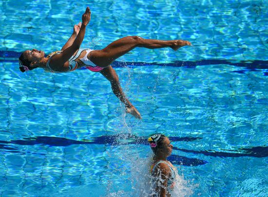 2016 Summer Olympics. Synchronized swimming. Teams free routine