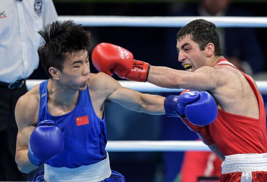 2016 Summer Olympics. Boxing. Day Fourteen