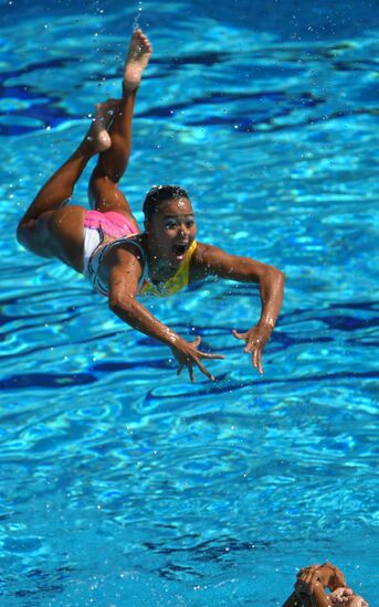 2016 Summer Olympics. Synchronized swimming. Teams free routine