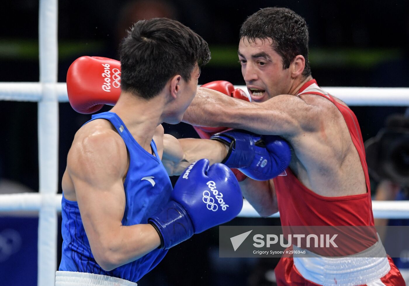 2016 Summer Olympics. Boxing. Day Fourteen