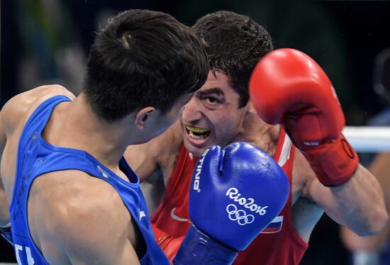 2016 Summer Olympics. Boxing. Day Fourteen