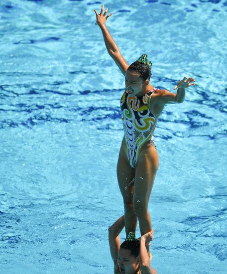2016 Summer Olympics. Synchronized swimming. Teams free routine