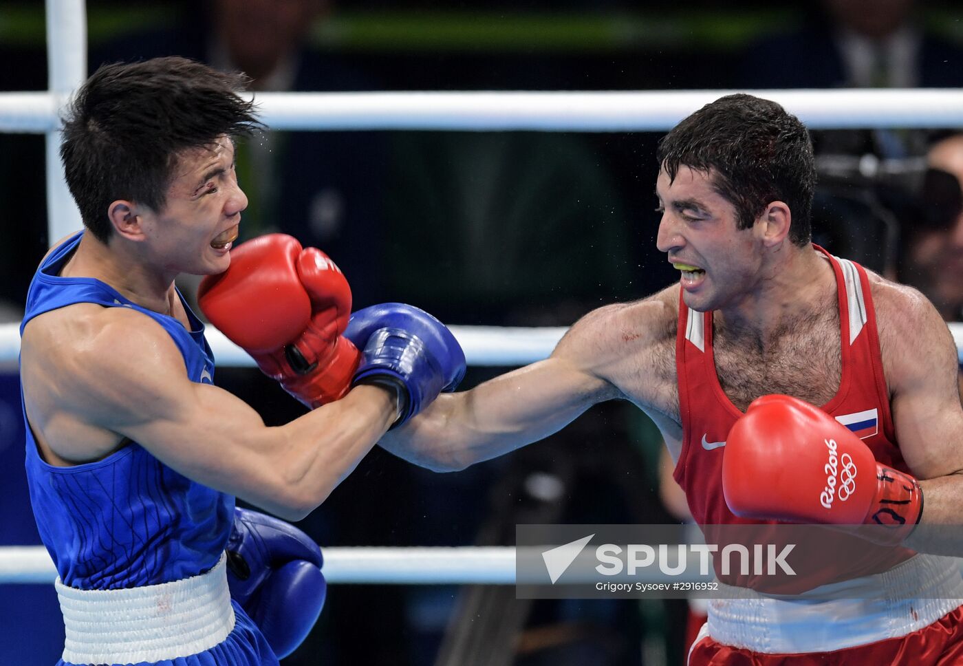 2016 Summer Olympics. Boxing. Day Fourteen