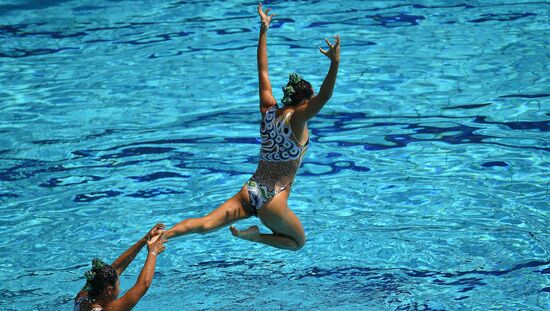 2016 Summer Olympics. Synchronized swimming. Teams free routine