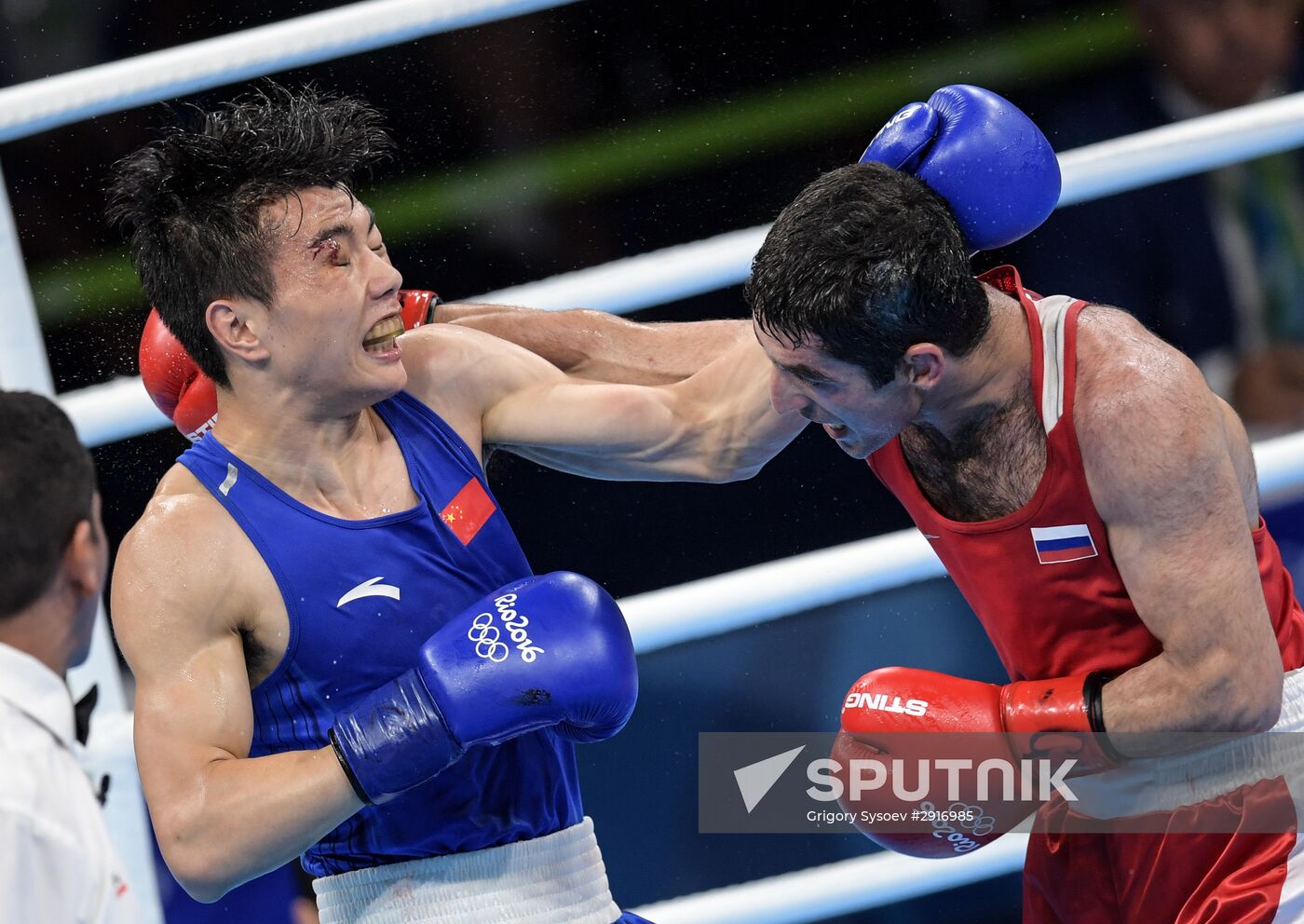 2016 Summer Olympics. Boxing. Day Fourteen