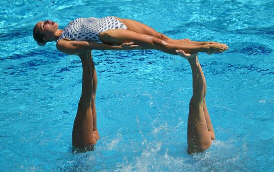 2016 Summer Olympics. Synchronized swimming. Team free routine