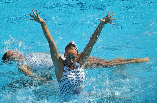 2016 Summer Olympics. Synchronized swimming. Team free routine