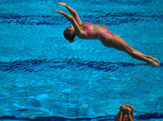 2016 Summer Olympics. Synchronized swimming. Team free routine