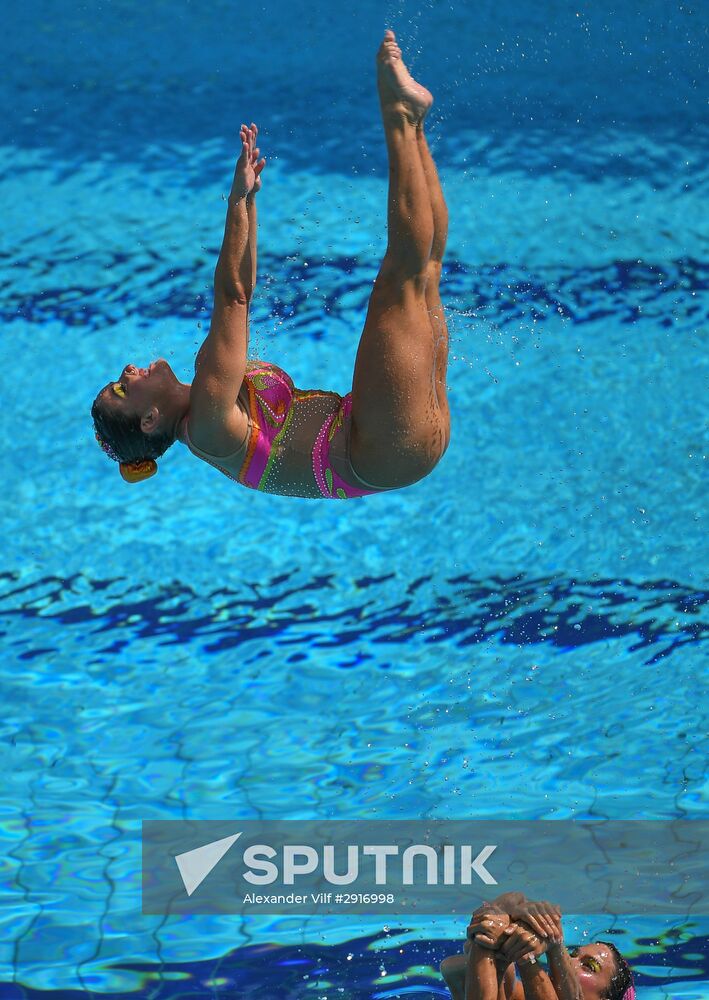 2016 Summer Olympics. Synchronized swimming. Team free routine