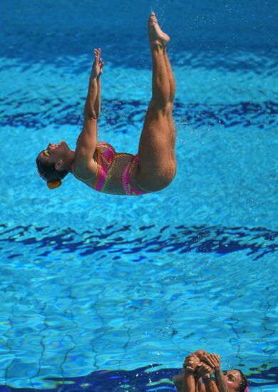 2016 Summer Olympics. Synchronized swimming. Team free routine