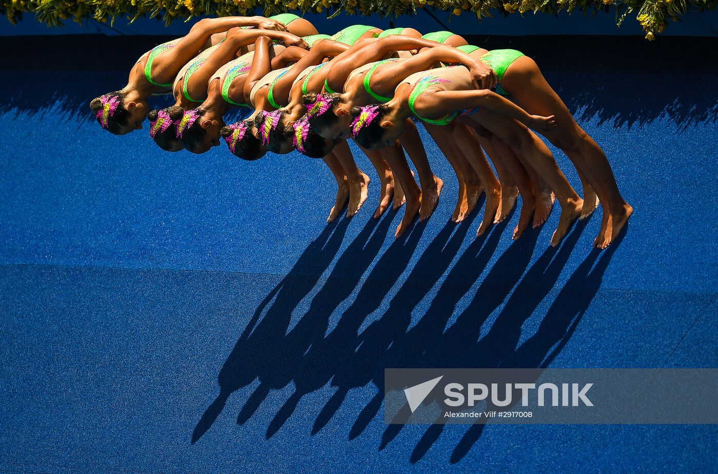 2016 Summer Olympics. Synchronized swimming. Teams free routine