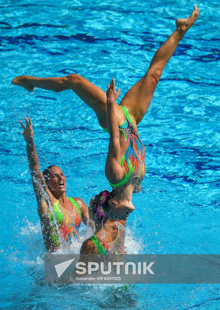 2016 Summer Olympics. Synchronized swimming. Teams free routine