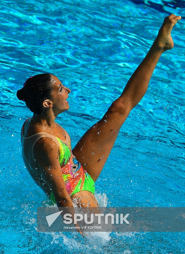 2016 Summer Olympics. Synchronized swimming. Teams free routine