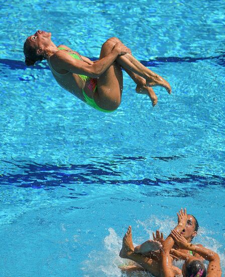 2016 Summer Olympics. Synchronized swimming. Teams free routine