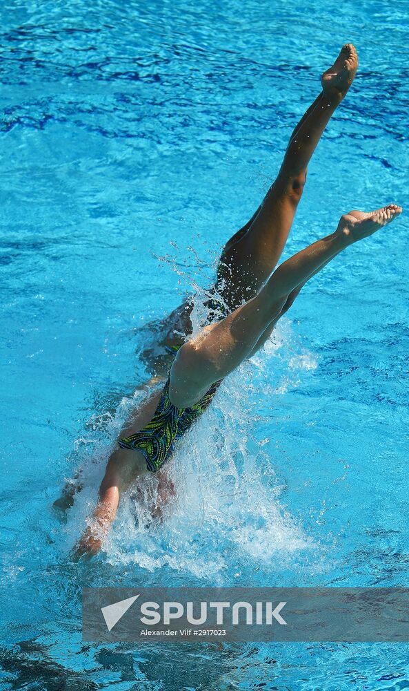 2016 Olympics. Synchronized swimming. Teams. Free routine