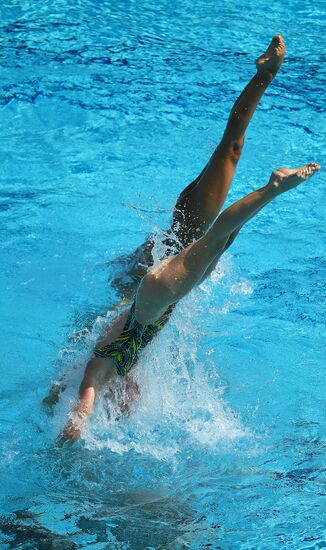 2016 Olympics. Synchronized swimming. Teams. Free routine