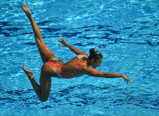 2016 Olympics. Synchronized swimming. Teams. Free routine
