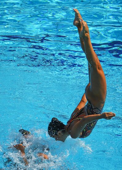 2016 Summer Olympics. Synchronized swimming. Teams free routine