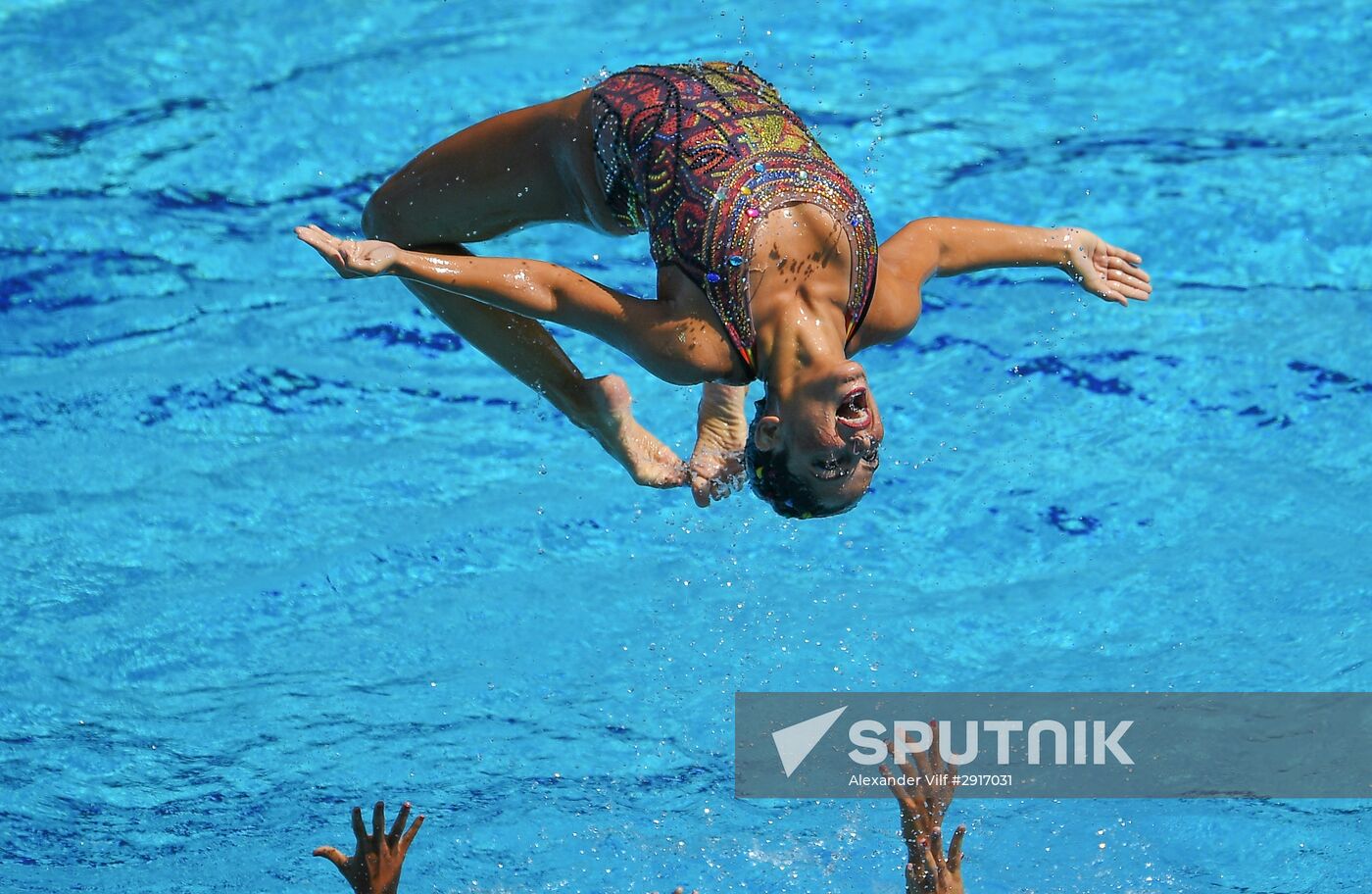 2016 Summer Olympics. Synchronized swimming. Teams free routine