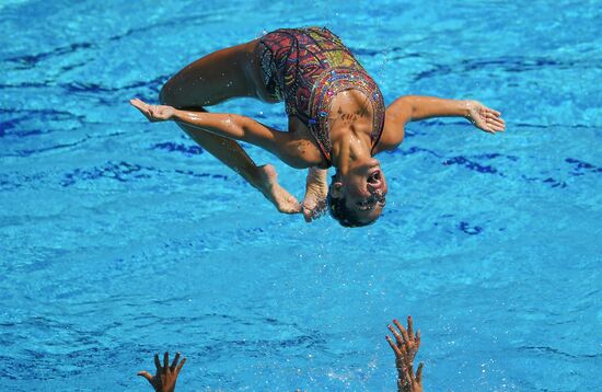 2016 Summer Olympics. Synchronized swimming. Teams free routine