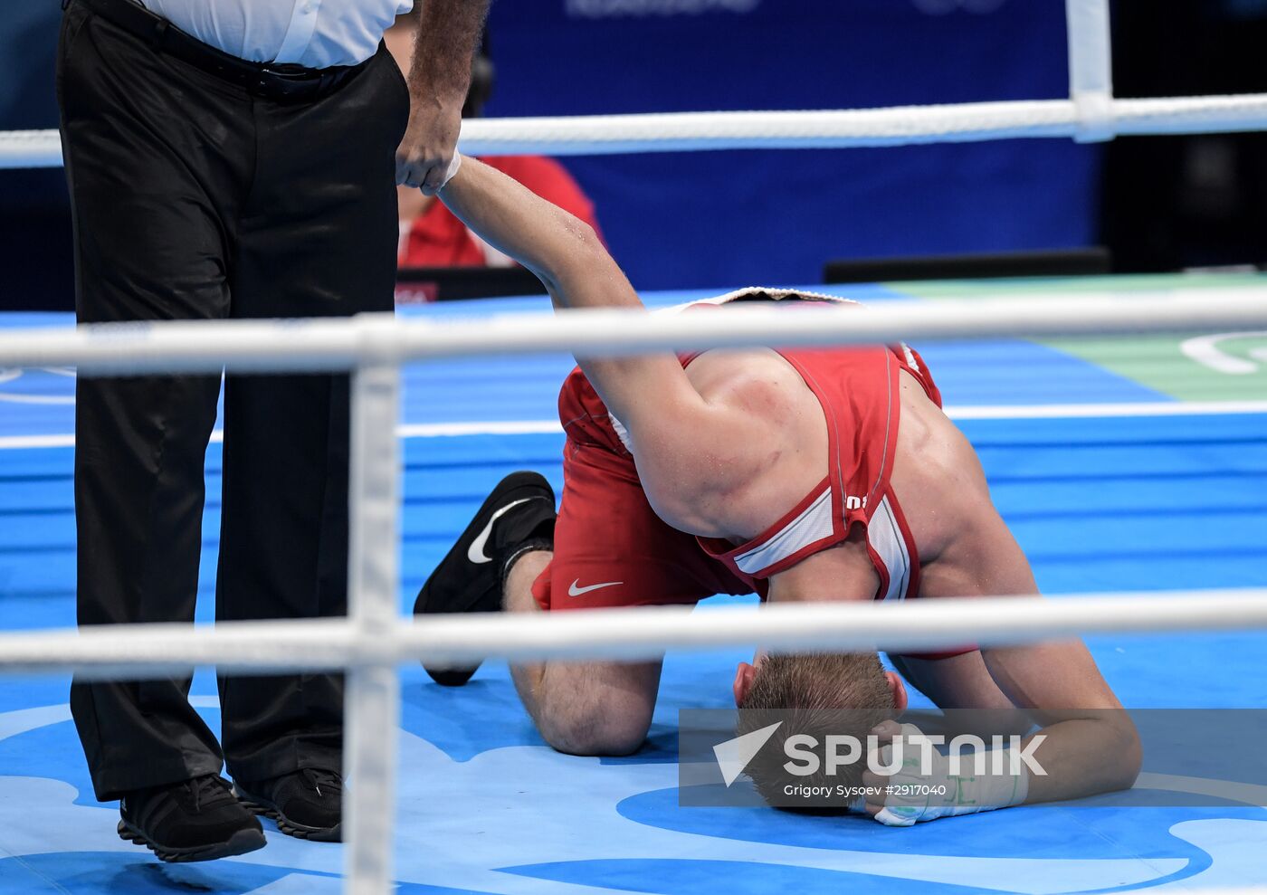2016 Summer Olympics. Boxing. Day Fourteen