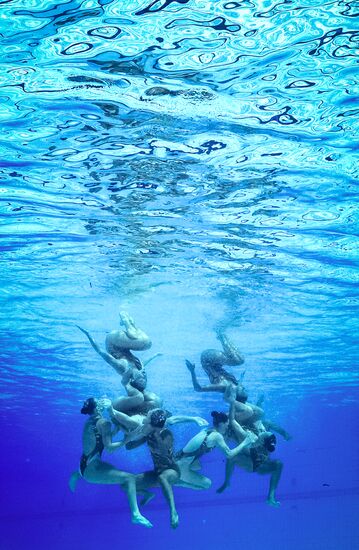 2016 Summer Olympics. Synchronized swimming. Team free routine