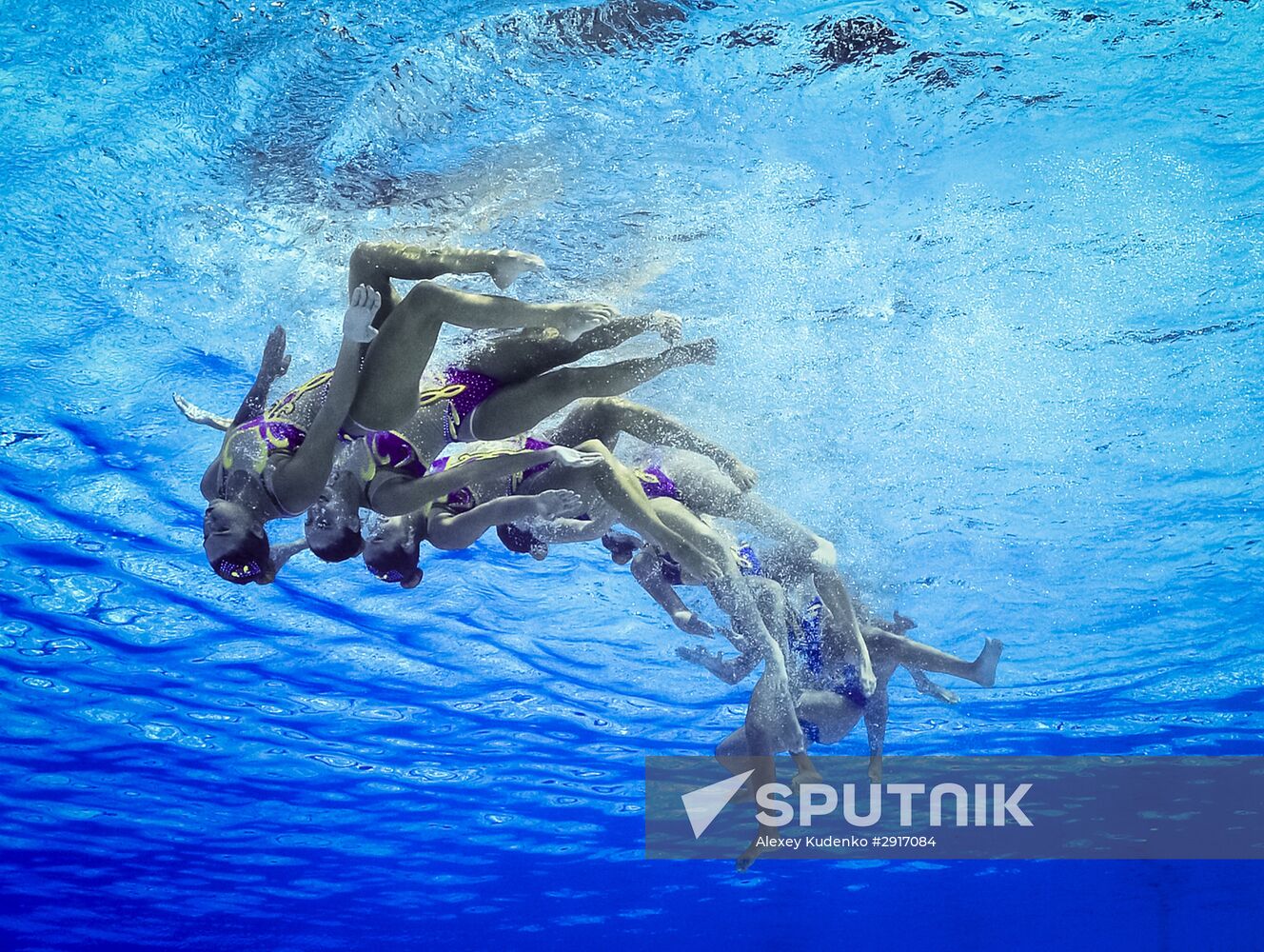 2016 Summer Olympics. Synchronized swimming. Teams free routine