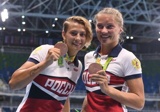 2016 Summer Olympics. Water polo. Women. Hungary vs. Russia