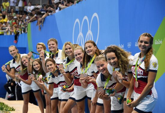 2016 Summer Olympics. Water polo. Women. Hungary vs. Russia