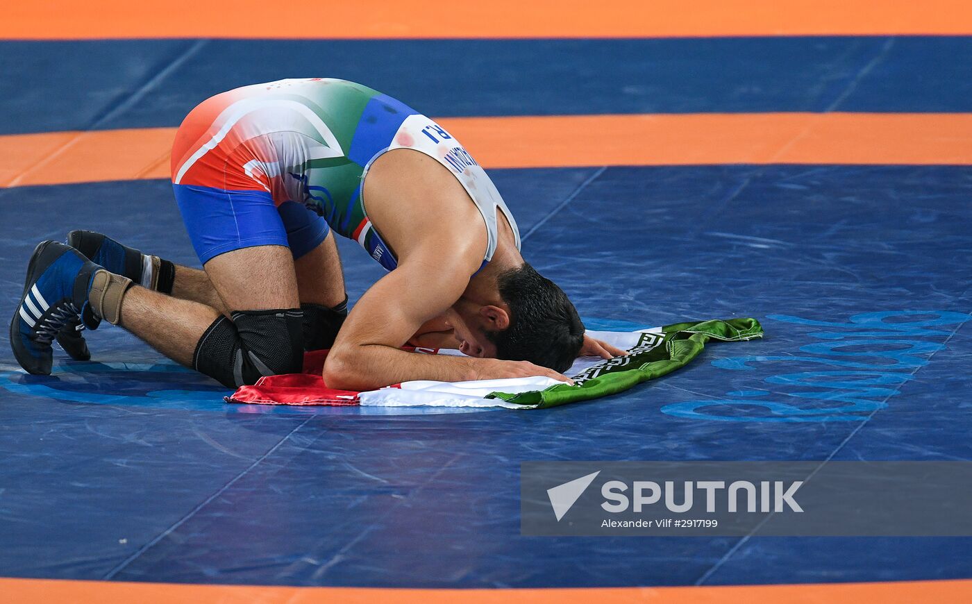 2016 Summer Olympics. Freestyle wrestling. Men. Day One