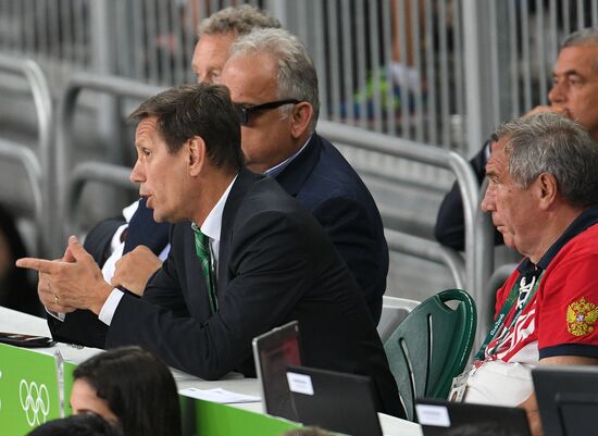 2016 Summer Olympics. Freestyle wrestling. Men. Day One