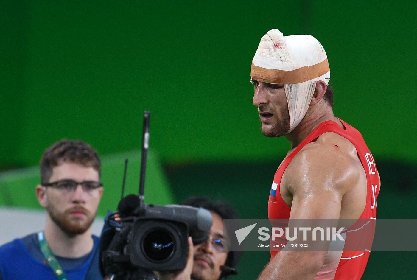 2016 Summer Olympics. Freestyle wrestling. Men. Day One